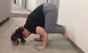 How Yoga Helped My Career - Crow Pose at Work